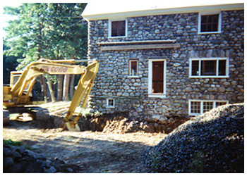 stone addition before
